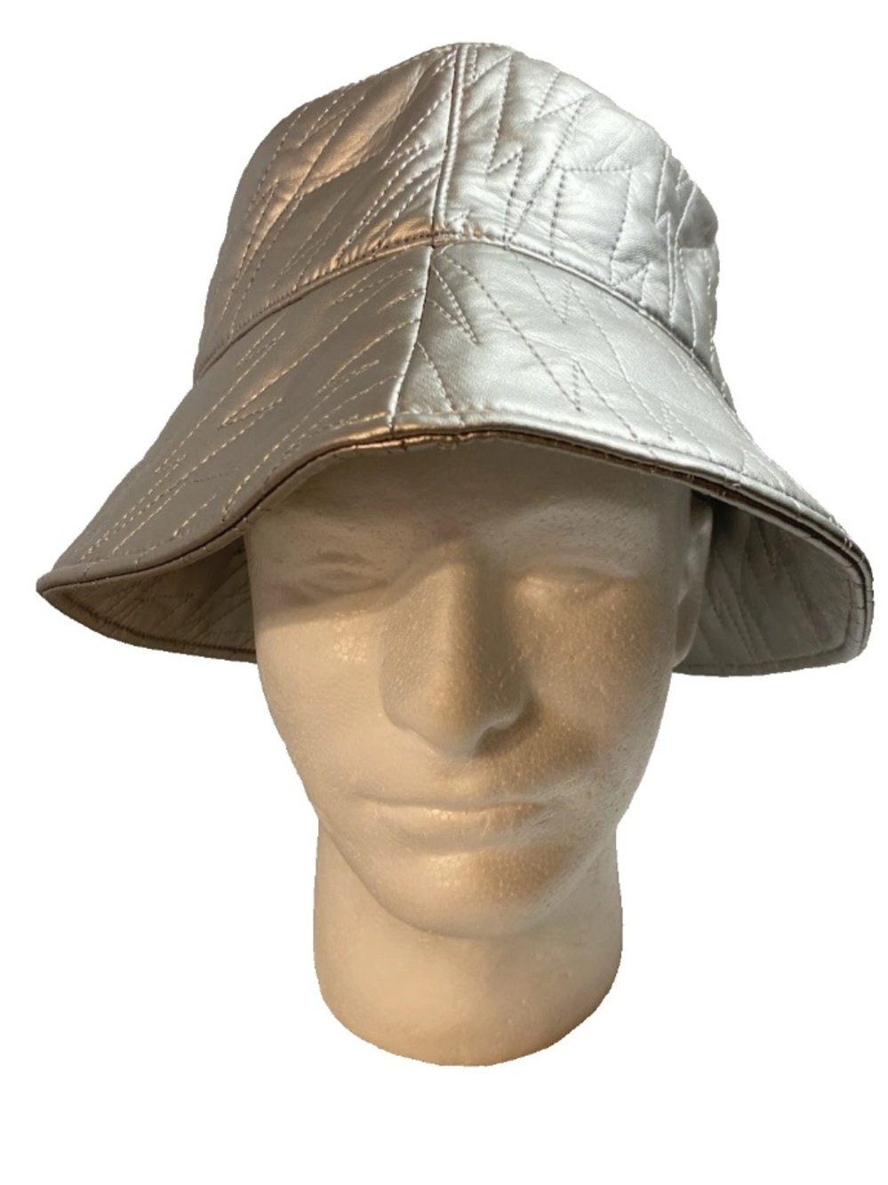 NEW Bucket Hat Silver Lightning Bolt Adjustable Fit One Size